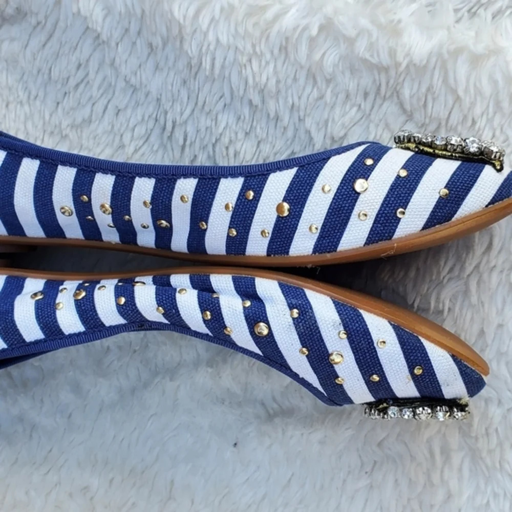 Naughty Monkey‎ Nautical Skimmer flats 9.5 NWT - Picture 6 of 7